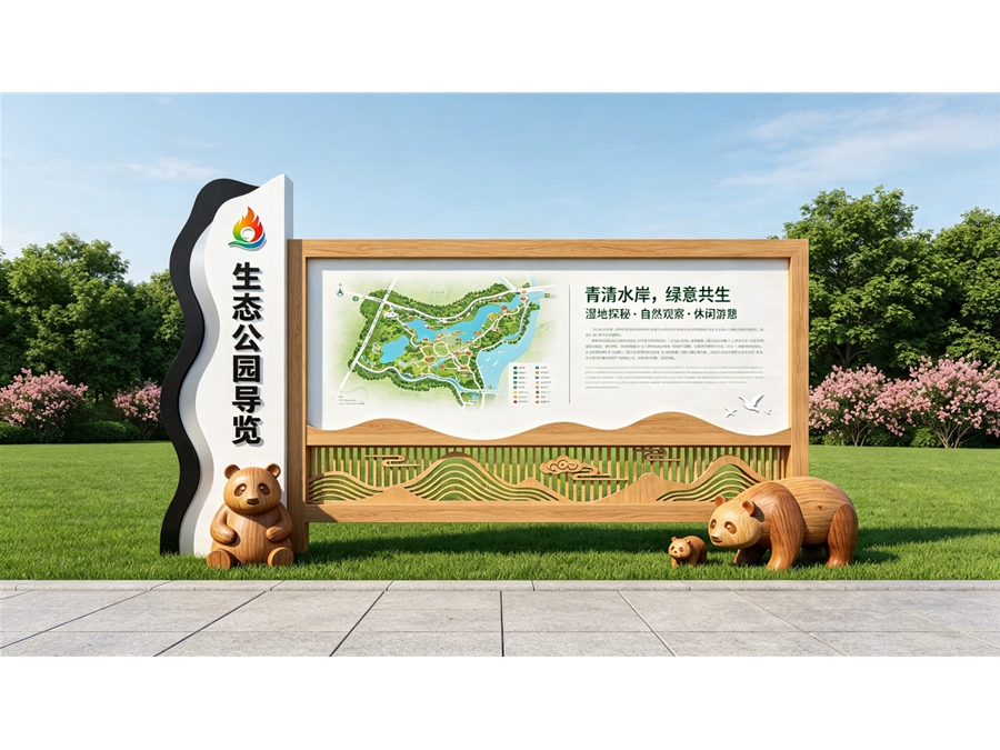 生态公园宣传栏