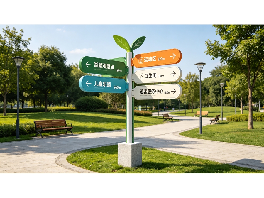 游乐园导视标识牌
