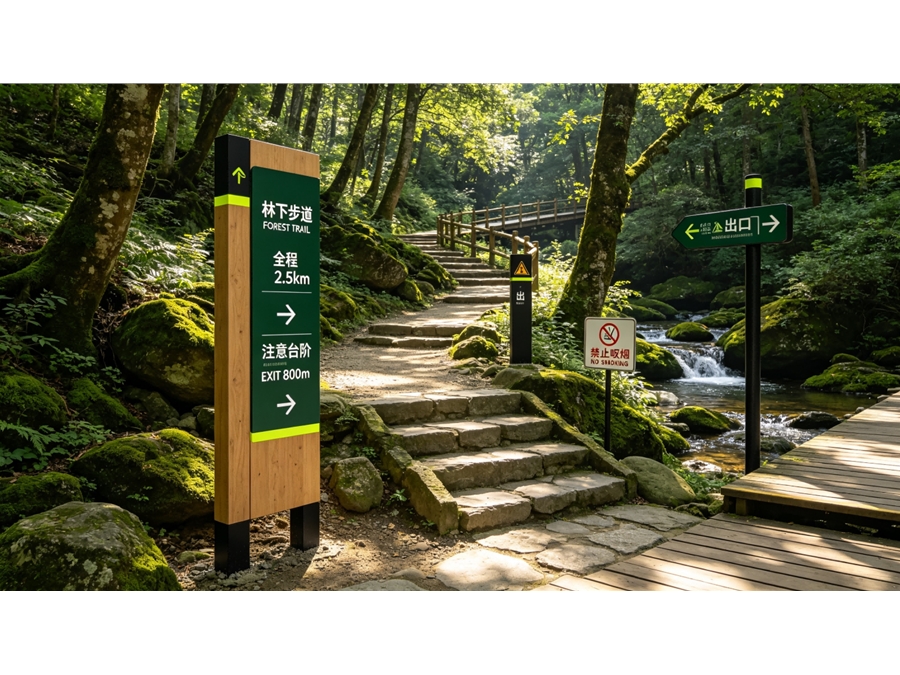 山道导视标识牌