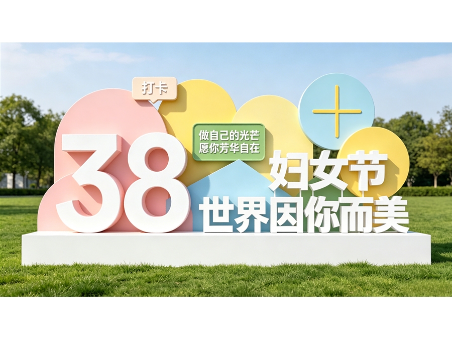 节日限定景观小品
