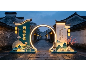 新中式江南国风打卡装置